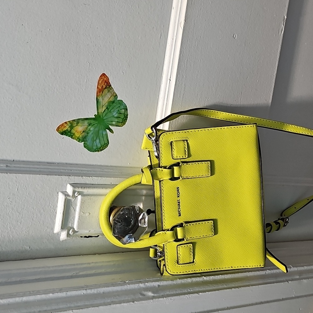 Lime Michael Kors Mini Bag